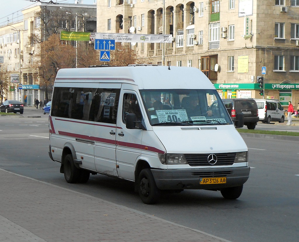 Запорожская область, Mercedes-Benz Sprinter W904 412D № AP 3126 AA