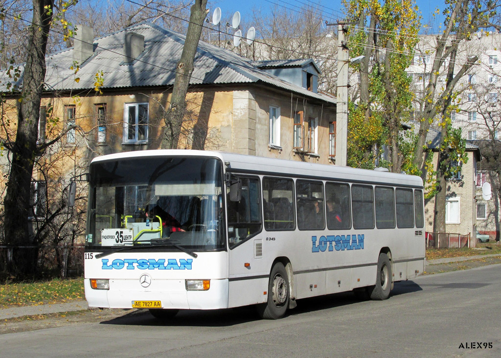 Днепропетровская область, Mercedes-Benz O345 № 115