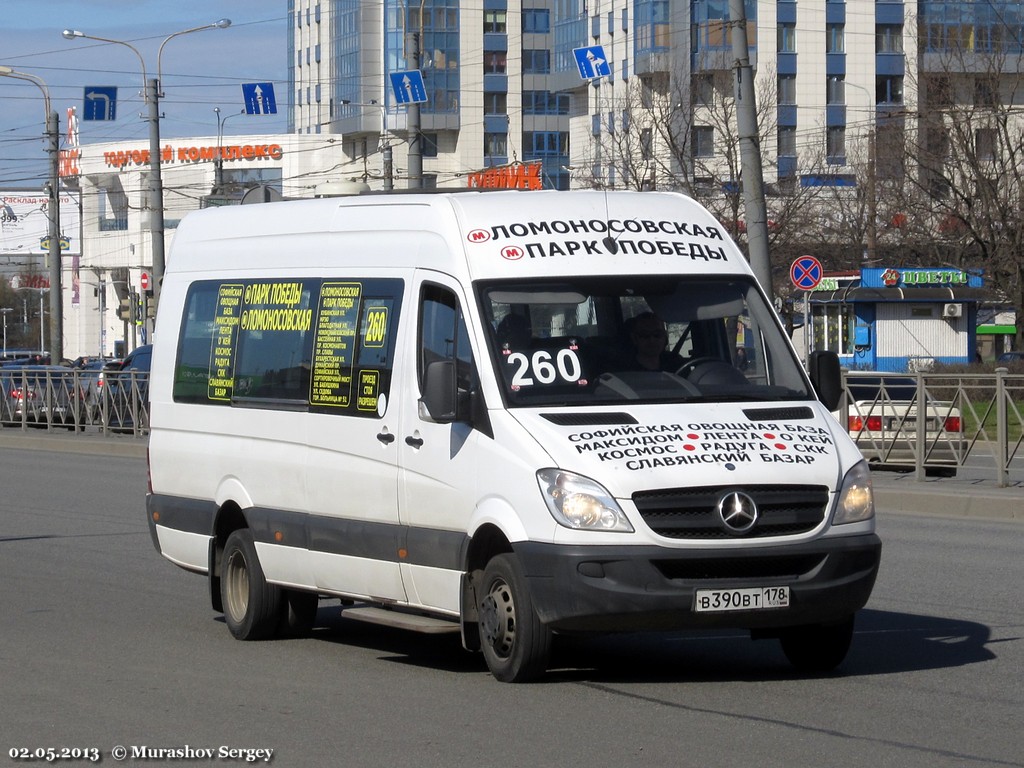 Санкт-Петербург, Луидор-22360C (MB Sprinter) № В 390 ВТ 178