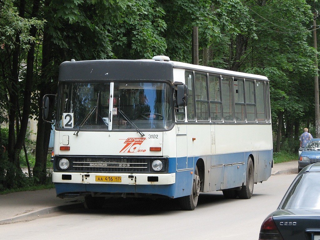 Ленинградская область, Ikarus 263.10 № 3102