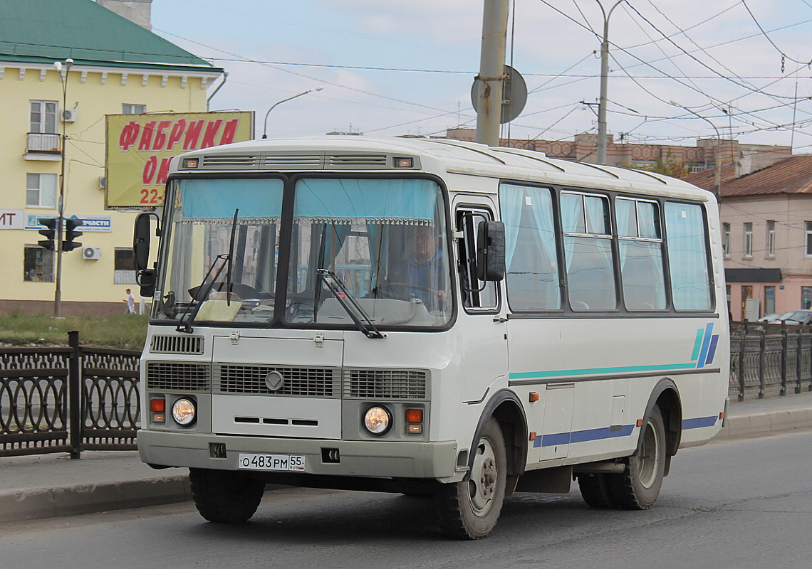 Омская область, ПАЗ-32053-110-07 № О 483 РМ 55