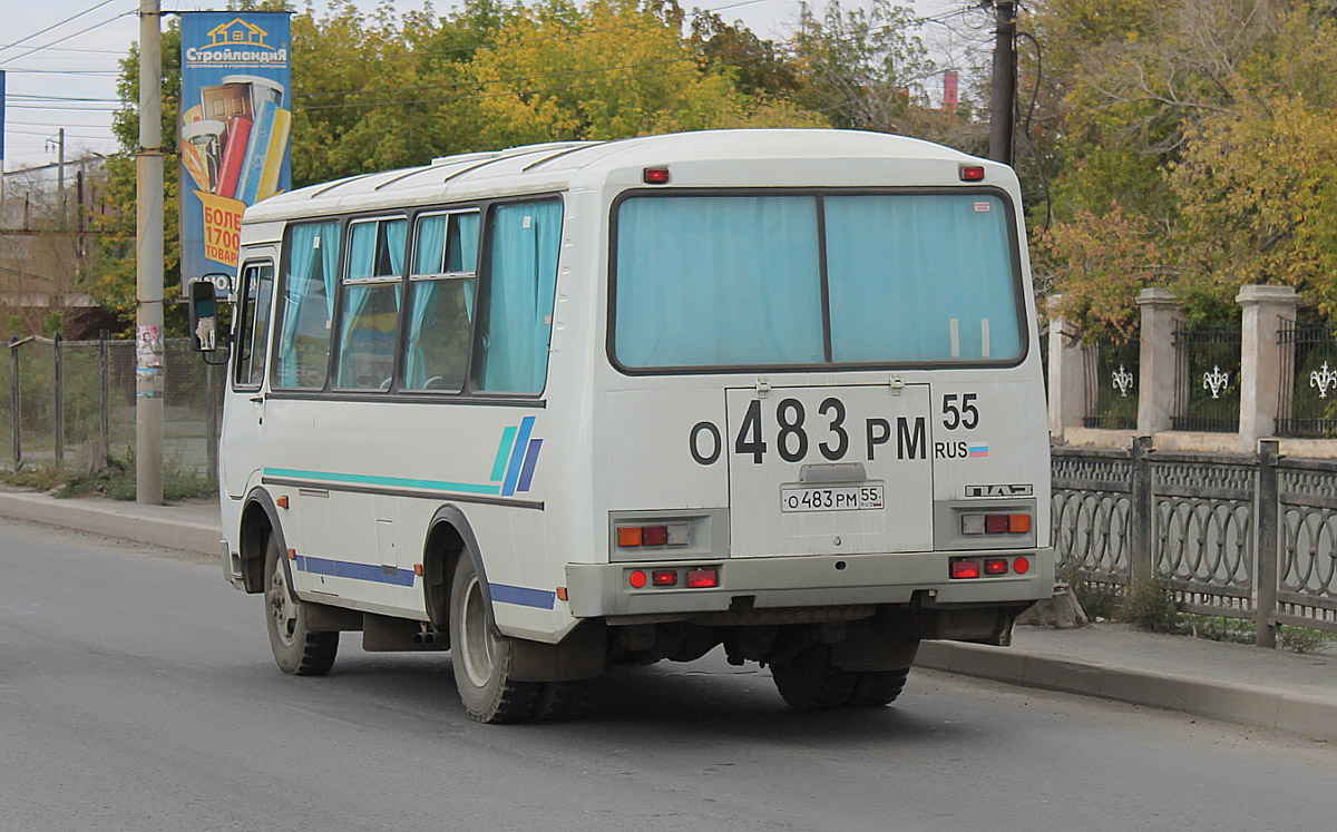 Омская область, ПАЗ-32053-110-07 № О 483 РМ 55