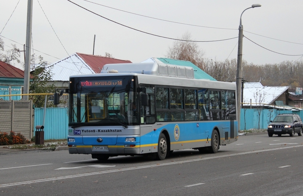 Алматы, Yutong ZK6118HGA № 714