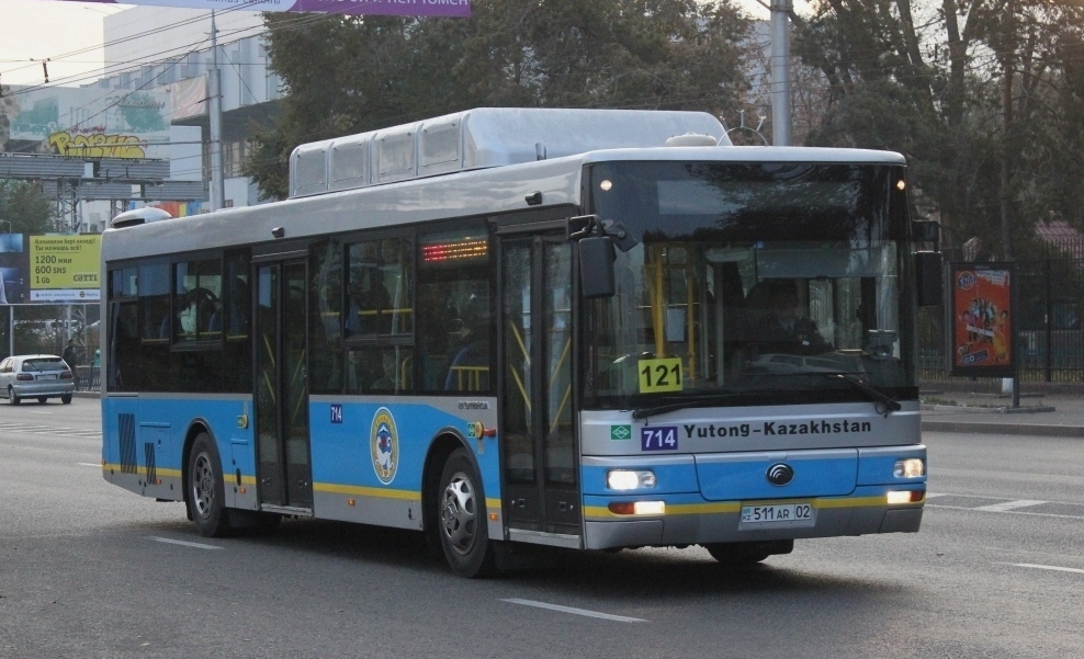 Алматы, Yutong ZK6118HGA № 714