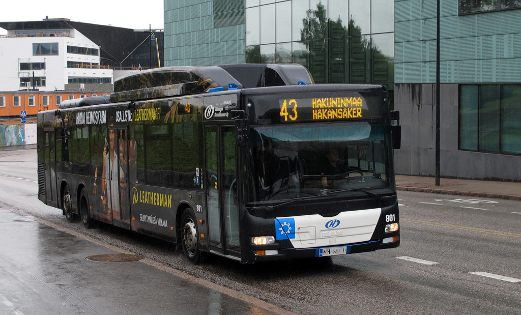 Финляндия, MAN A26 Lion's City LL NL313-15 CNG № 801