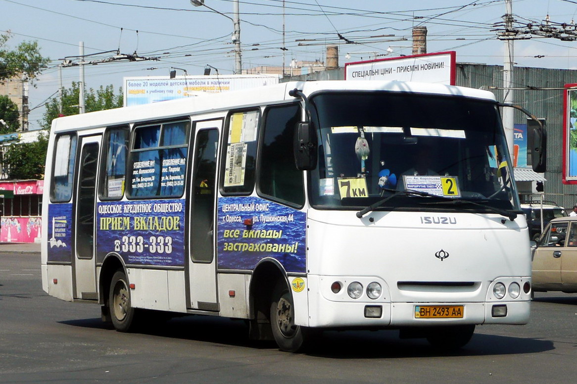 Одесская область, Богдан А09202 № BH 2493 AA