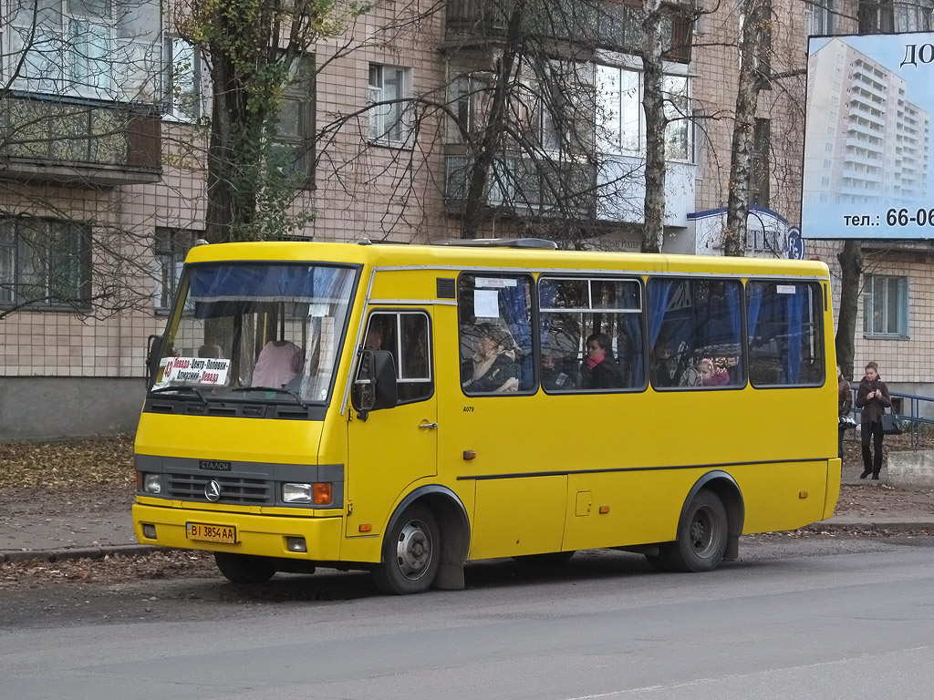 Полтавская область, БАЗ-А079.14 "Подснежник" № BI 3854 AA