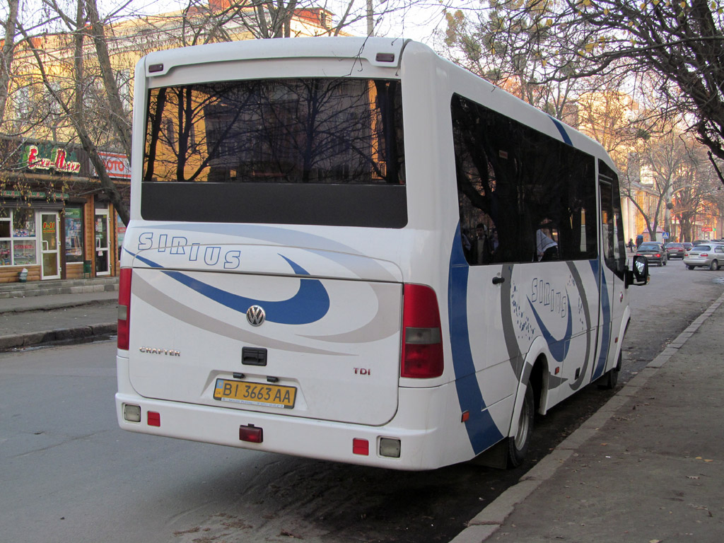 Полтавская область, МТК А308.51 Sirius (Volkswagen Crafter) № BI 3663 AA