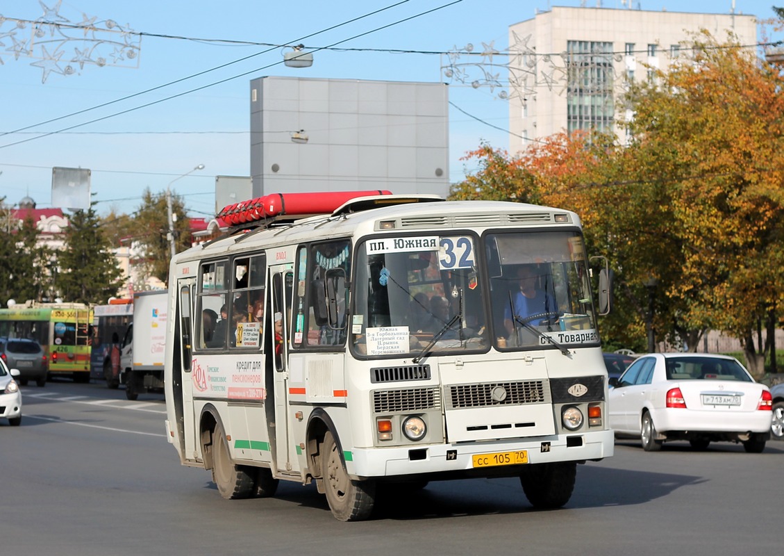 Томская область, ПАЗ-32054 № СС 105 70