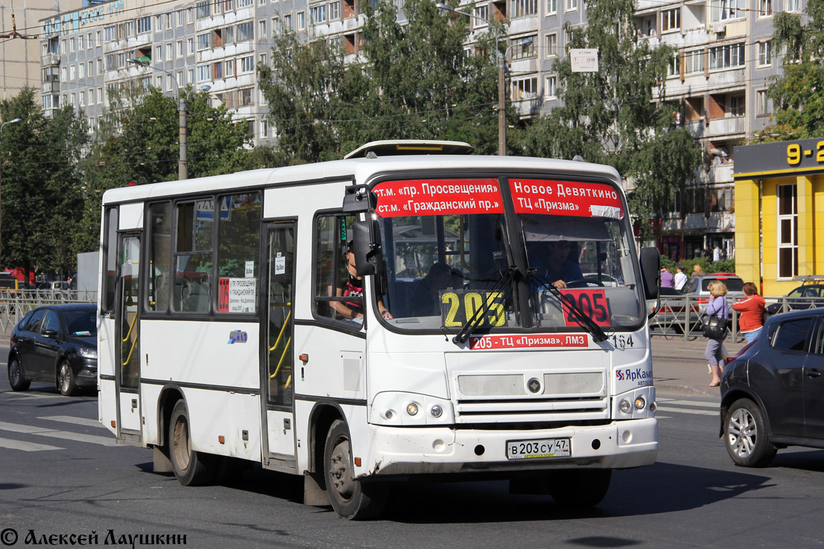 Санкт-Петербург, ПАЗ-320402-05 № 164