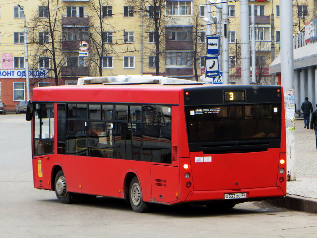 Кировская область, МАЗ-206.068 № Х 333 ОО 43