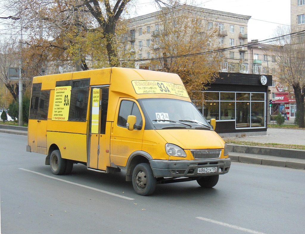 Волгоградская область, Рута 20 ПЕ № А 862 СК 134