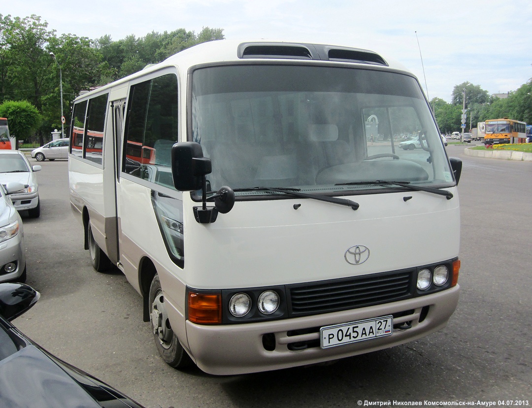 Хабаровский край, Toyota Coaster BB42L № Р 045 АА 27