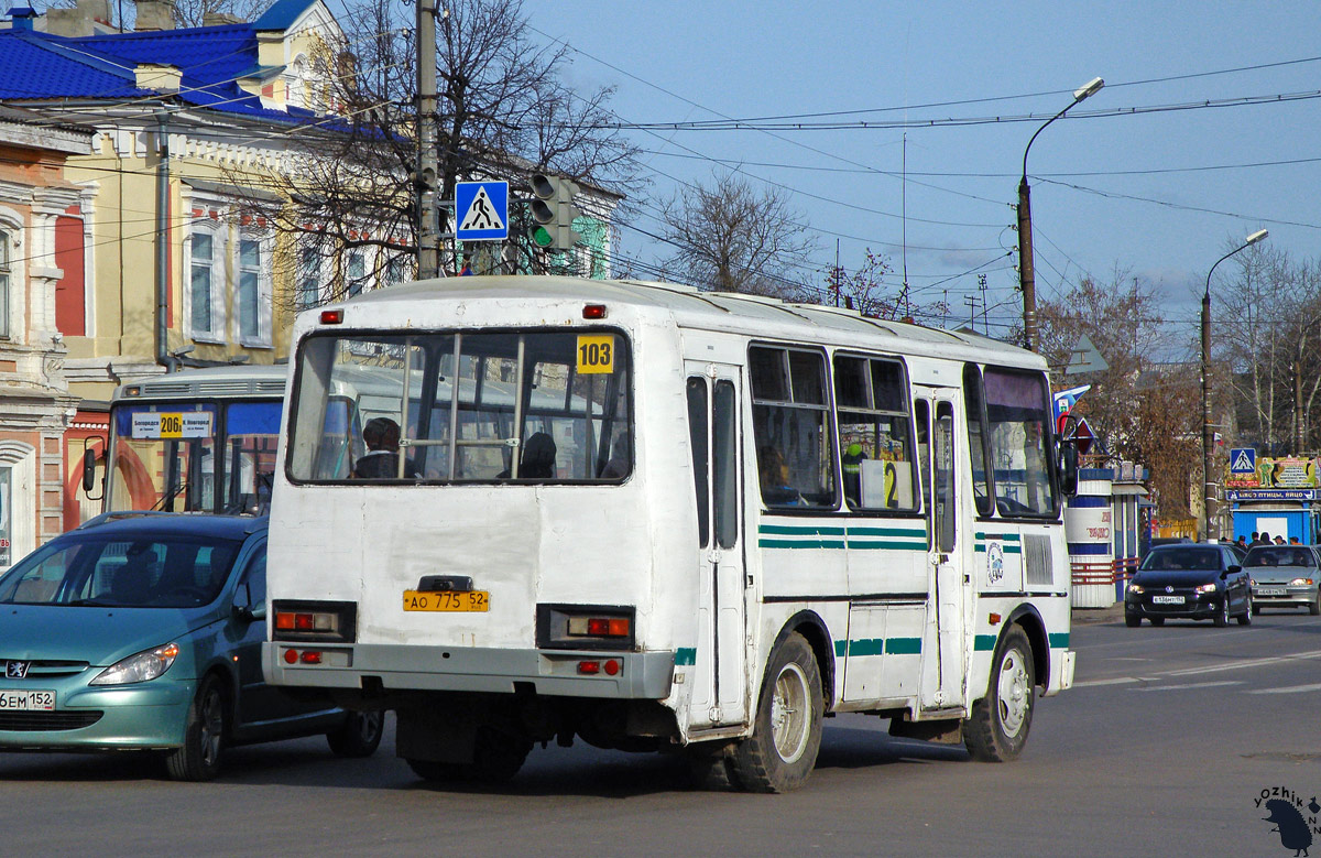 Нижегородская область, ПАЗ-32054 № АО 775 52