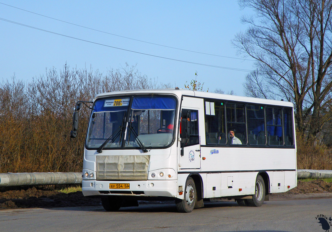 Нижегородская область, ПАЗ-320402-03 № АУ 554 52