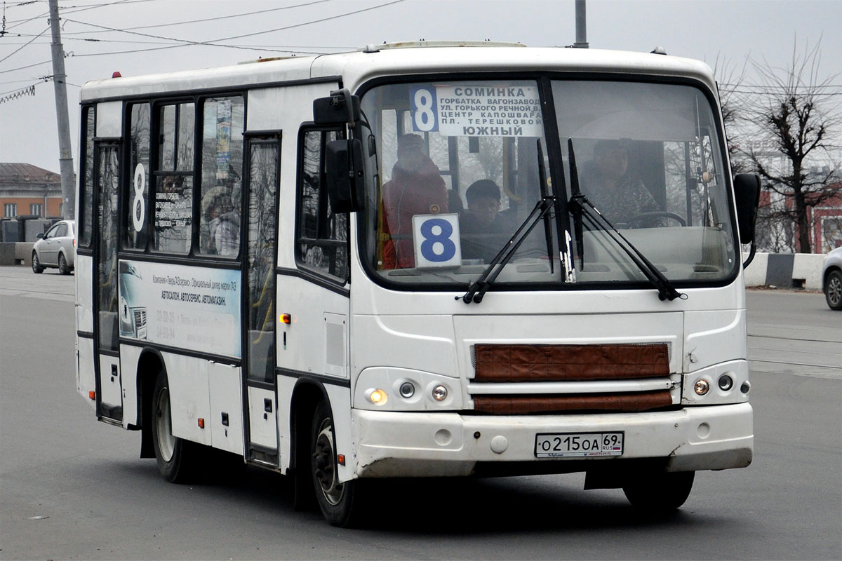 Тверская область, ПАЗ-320402-03 № О 215 ОА 69