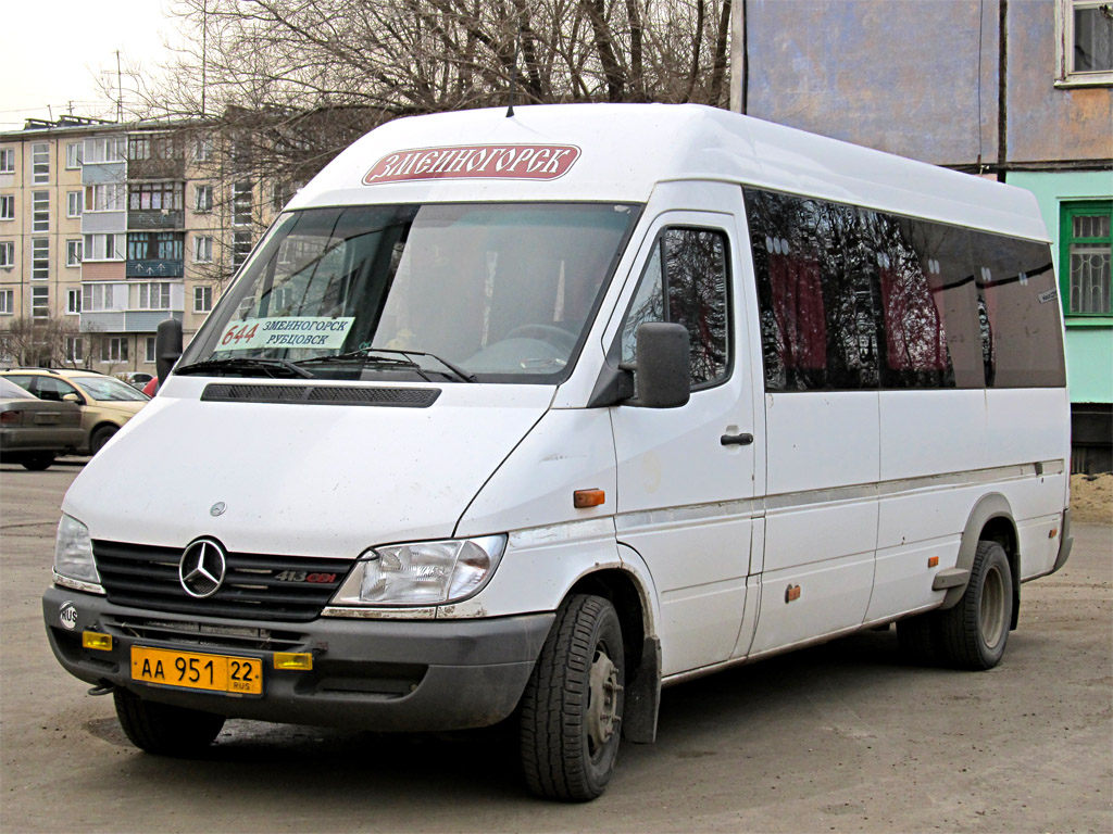 Алтайский край, Mercedes-Benz Sprinter W904 413CDI № АА 951 22