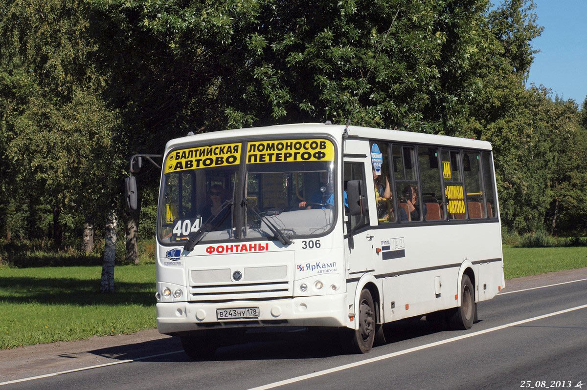 Санкт-Петербург, ПАЗ-320412-04 № 306