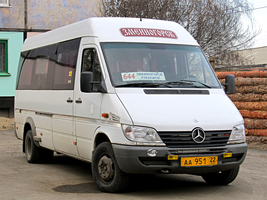 Алтайский край, Mercedes-Benz Sprinter W904 413CDI № АА 951 22