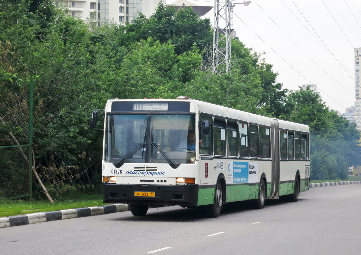 Moscow, Ikarus 435.17 # 01326