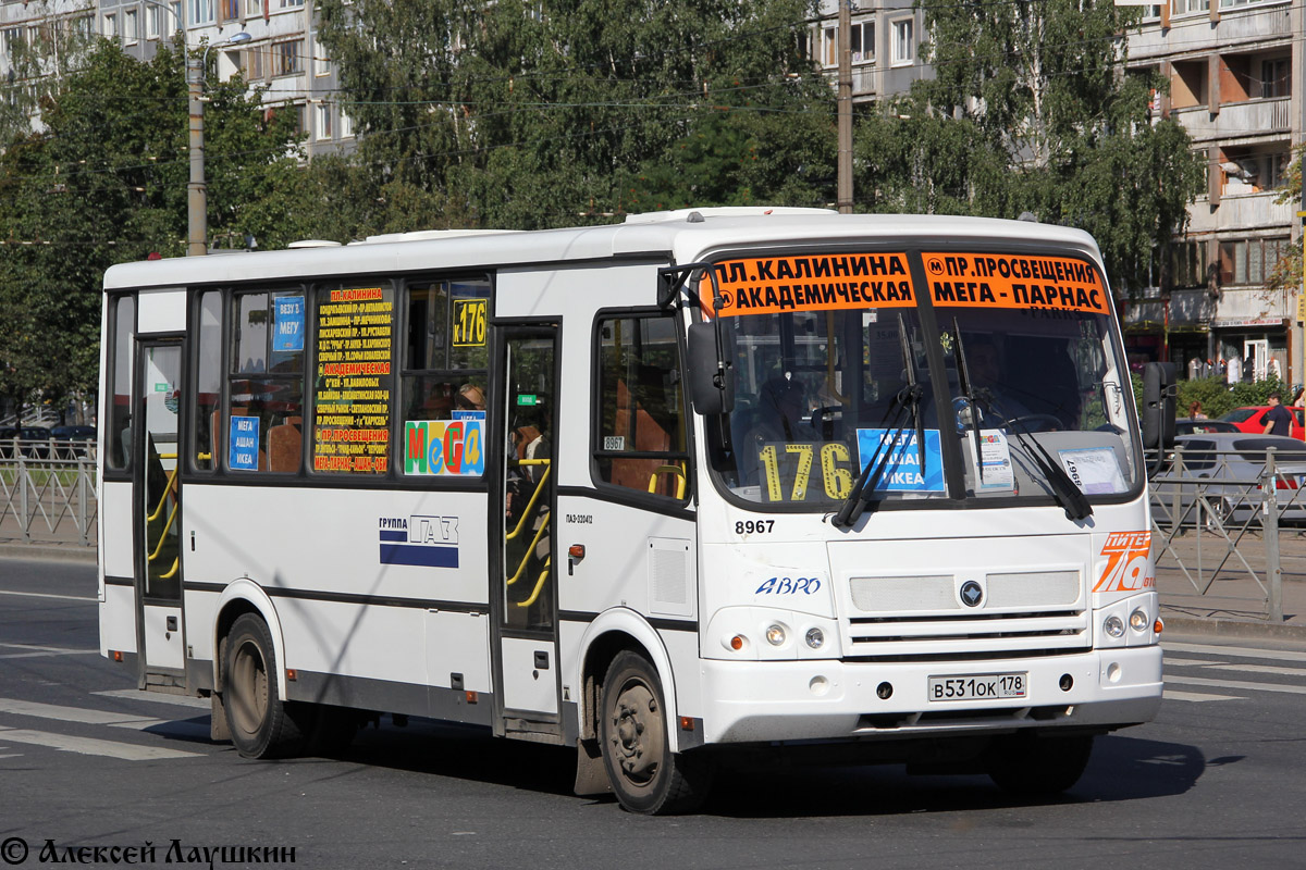 Санкт-Петербург, ПАЗ-320412-05 № 8967