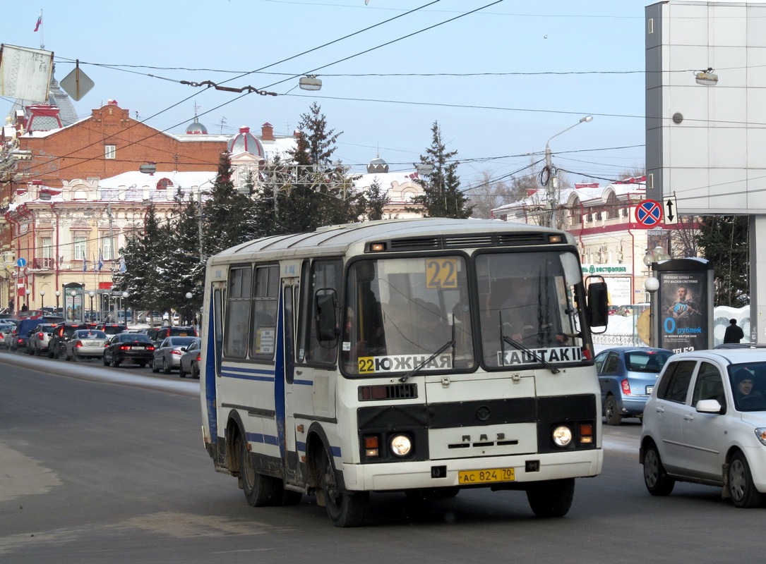 Томская область, ПАЗ-32054 № АС 824 70