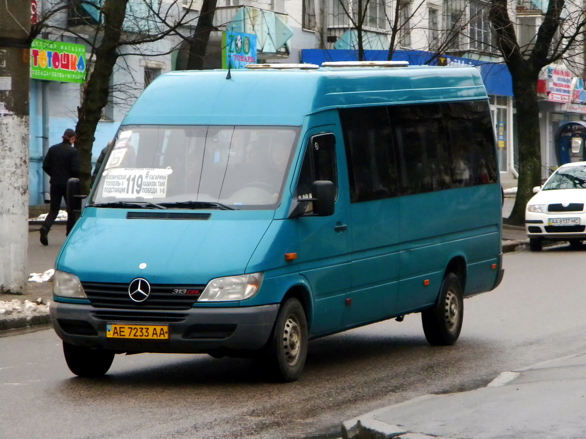 Днепропетровская область, Mercedes-Benz Sprinter W903 313CDI № AE 7233 AA