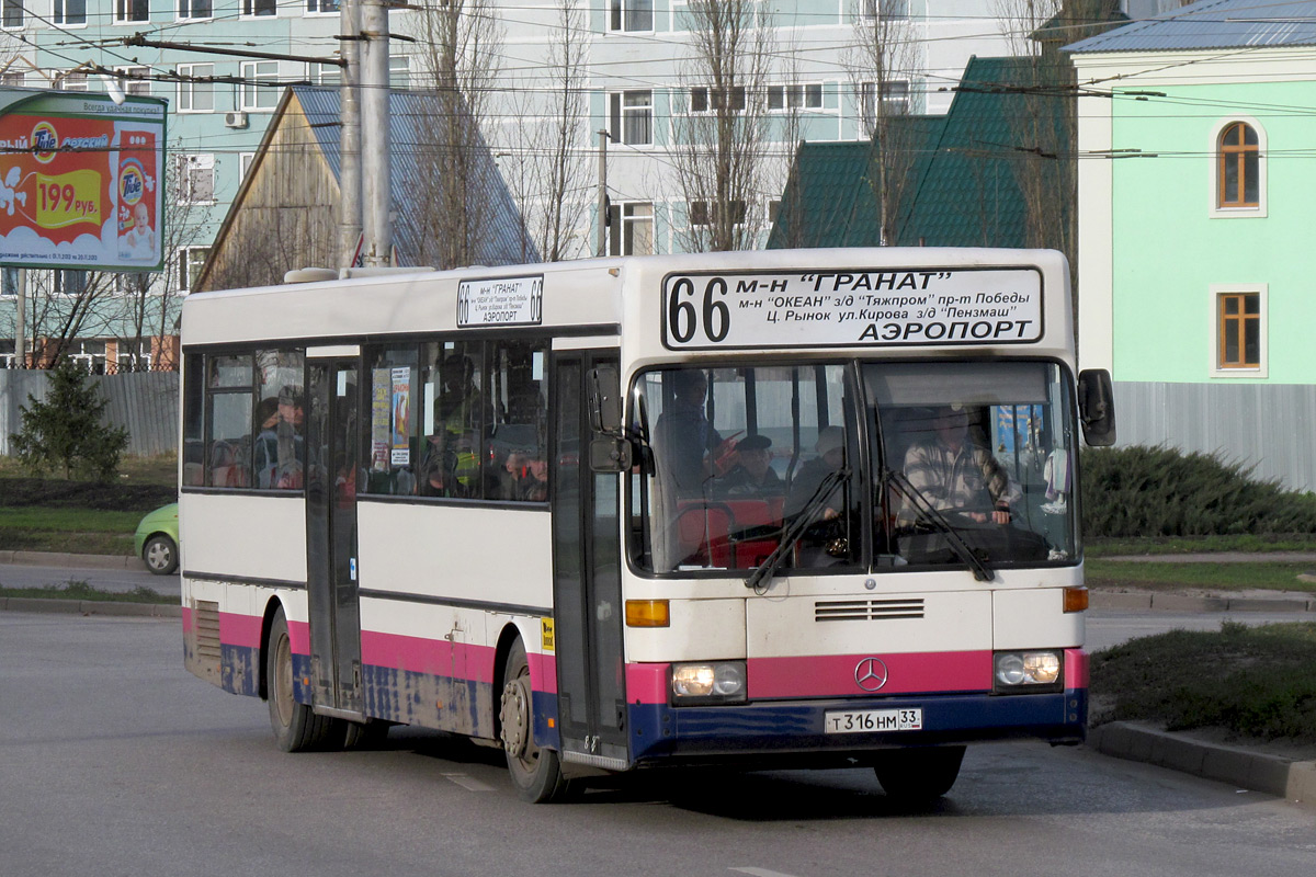 Пензенская область, Mercedes-Benz O405 № Т 316 НМ 33