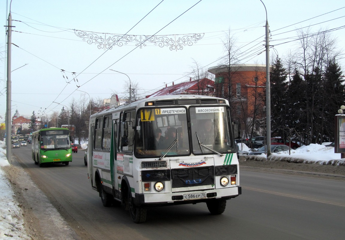 Томская область, ПАЗ-3205-110 № С 586 ЕР 70