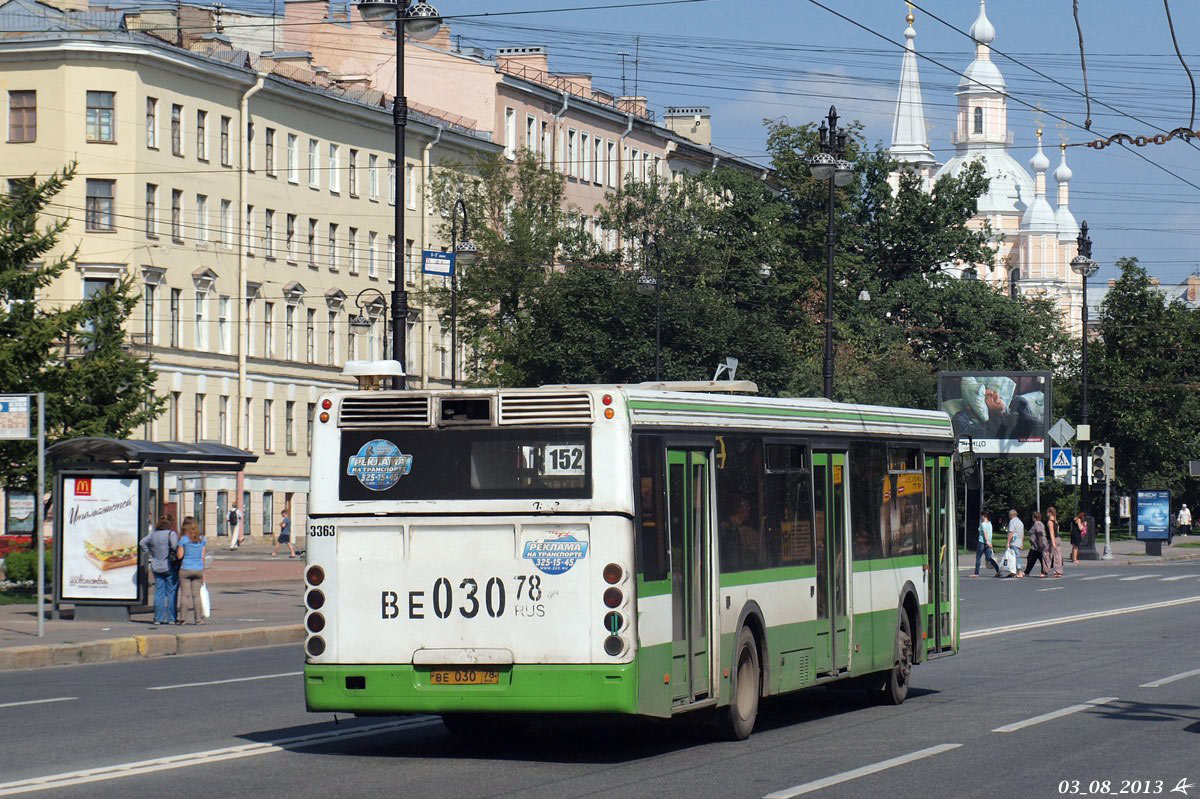 Санкт-Петербург, ЛиАЗ-5292.20 № 3363