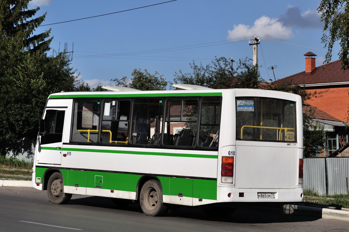 Тульская область, ПАЗ-320402-03 № 610