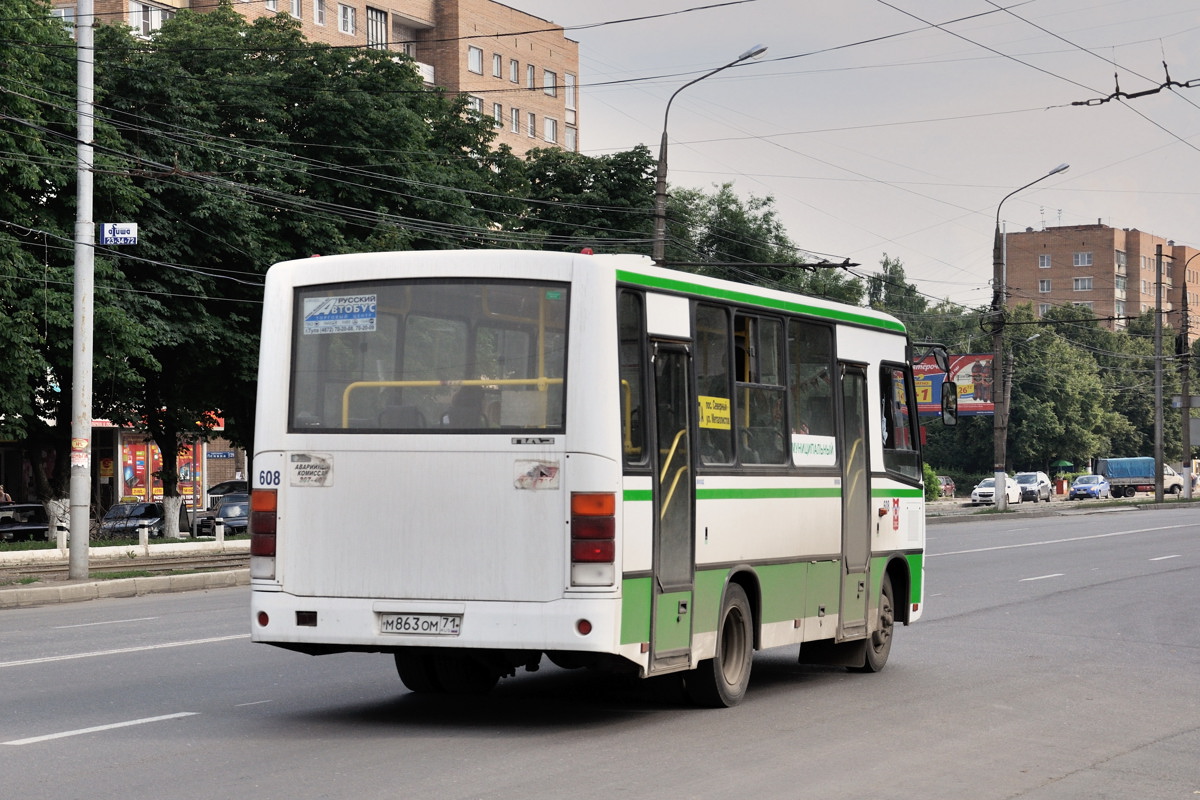 Тульская область, ПАЗ-320402-03 № 608