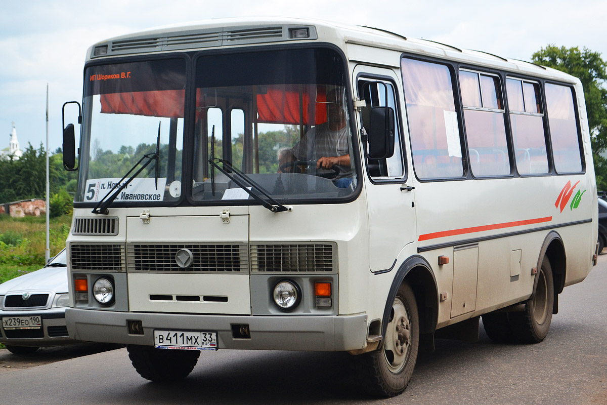 Владимирская область, ПАЗ-32054 № В 411 МХ 33