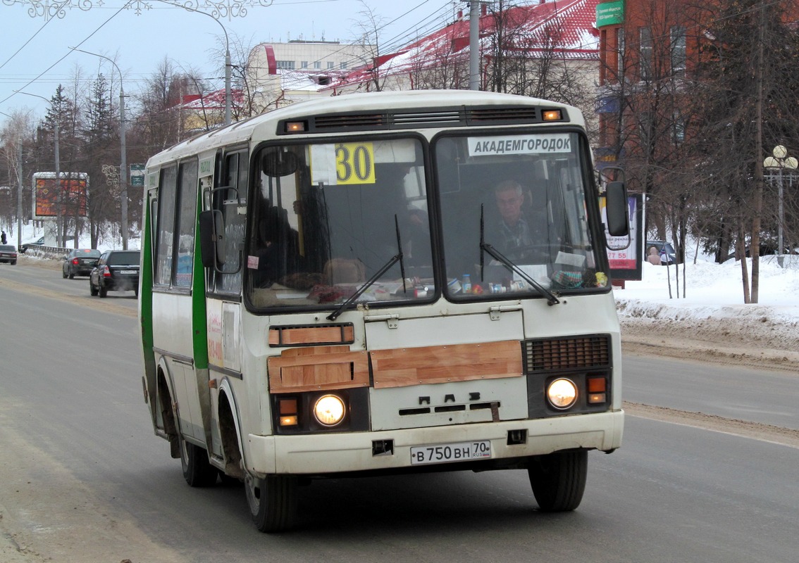 Томская область, ПАЗ-32051-110 № В 750 ВН 70