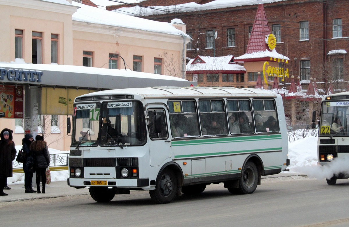 Томская область, ПАЗ-3205-110 № АС 705 70