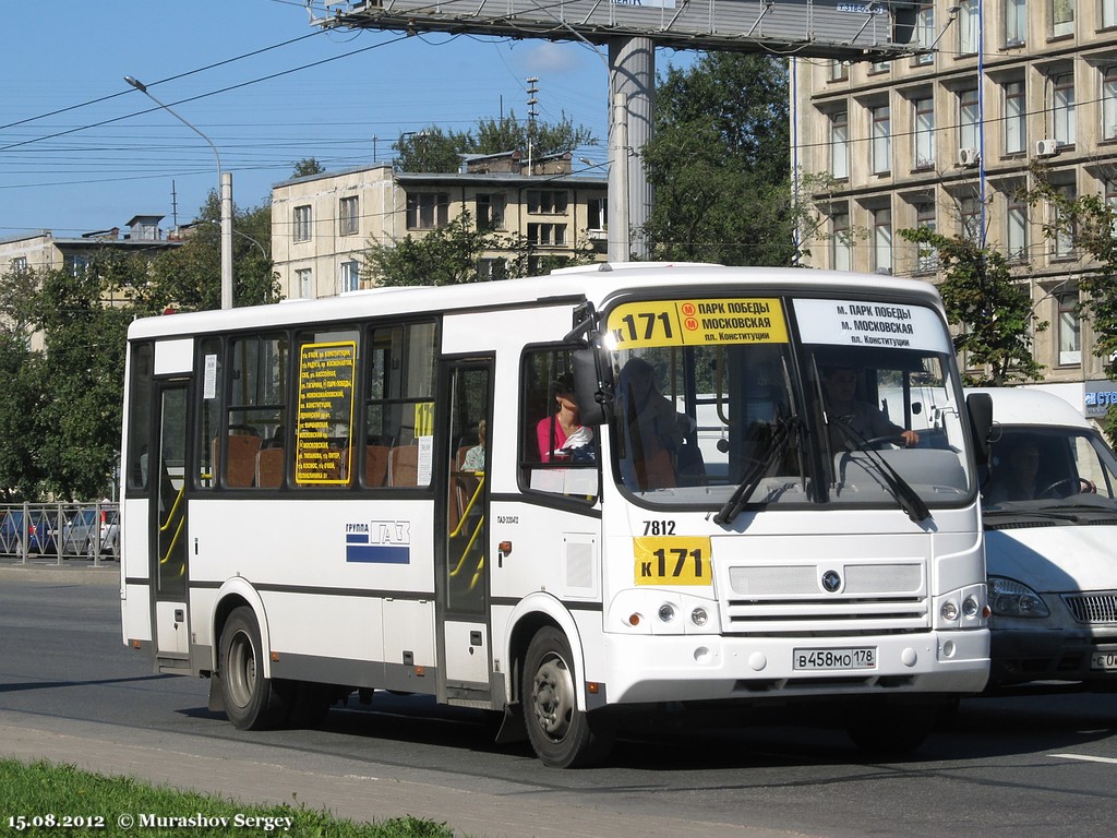 Санкт-Петербург, ПАЗ-320412-05 № 7812