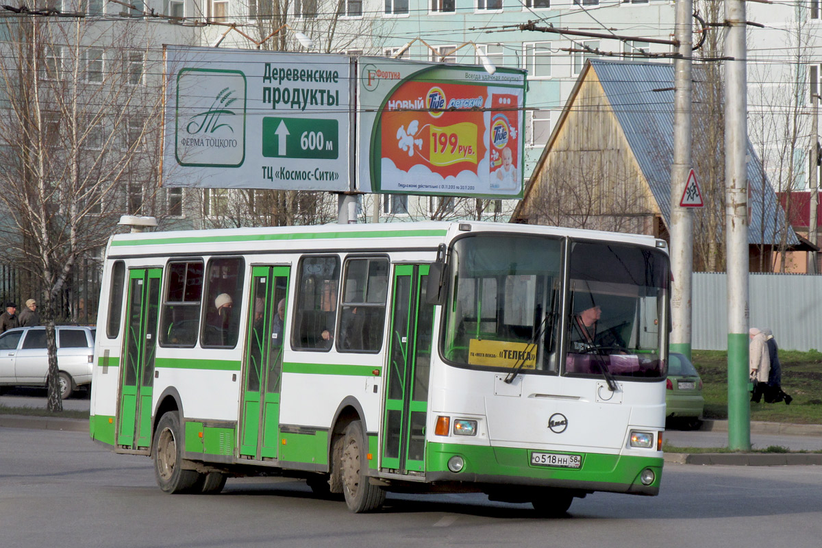 Пензенская область, ЛиАЗ-5256.45 № О 518 НН 58