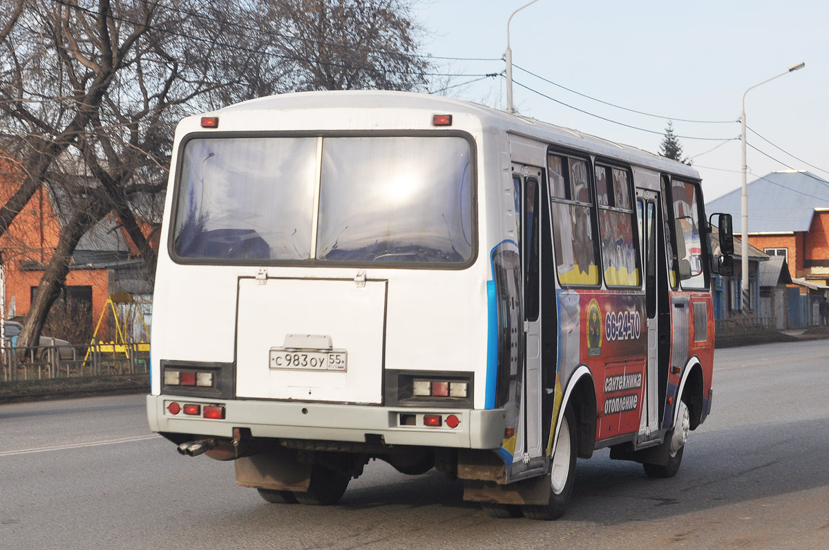 Омская область, ПАЗ-32051-110 № С 983 ОУ 55