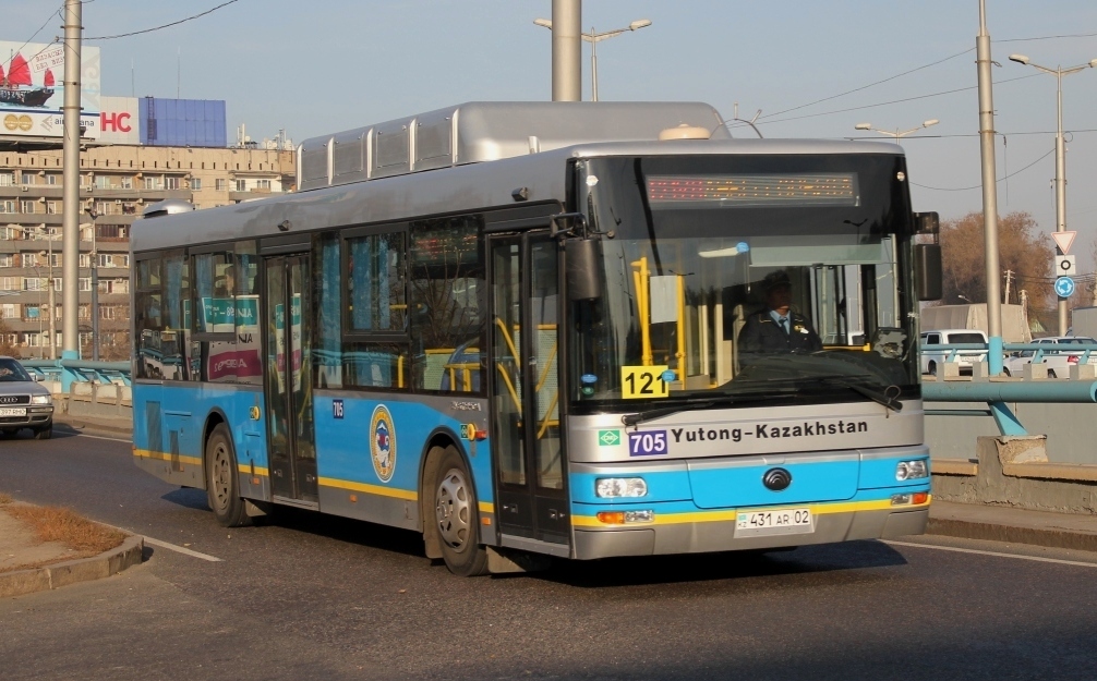 Алматы, Yutong ZK6118HGA № 705