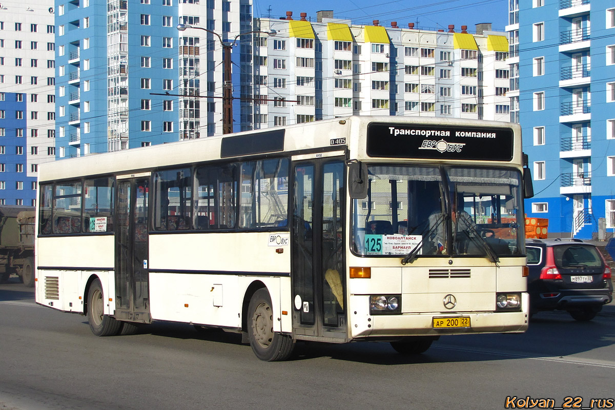 Алтайский край, Mercedes-Benz O405 № АР 200 22