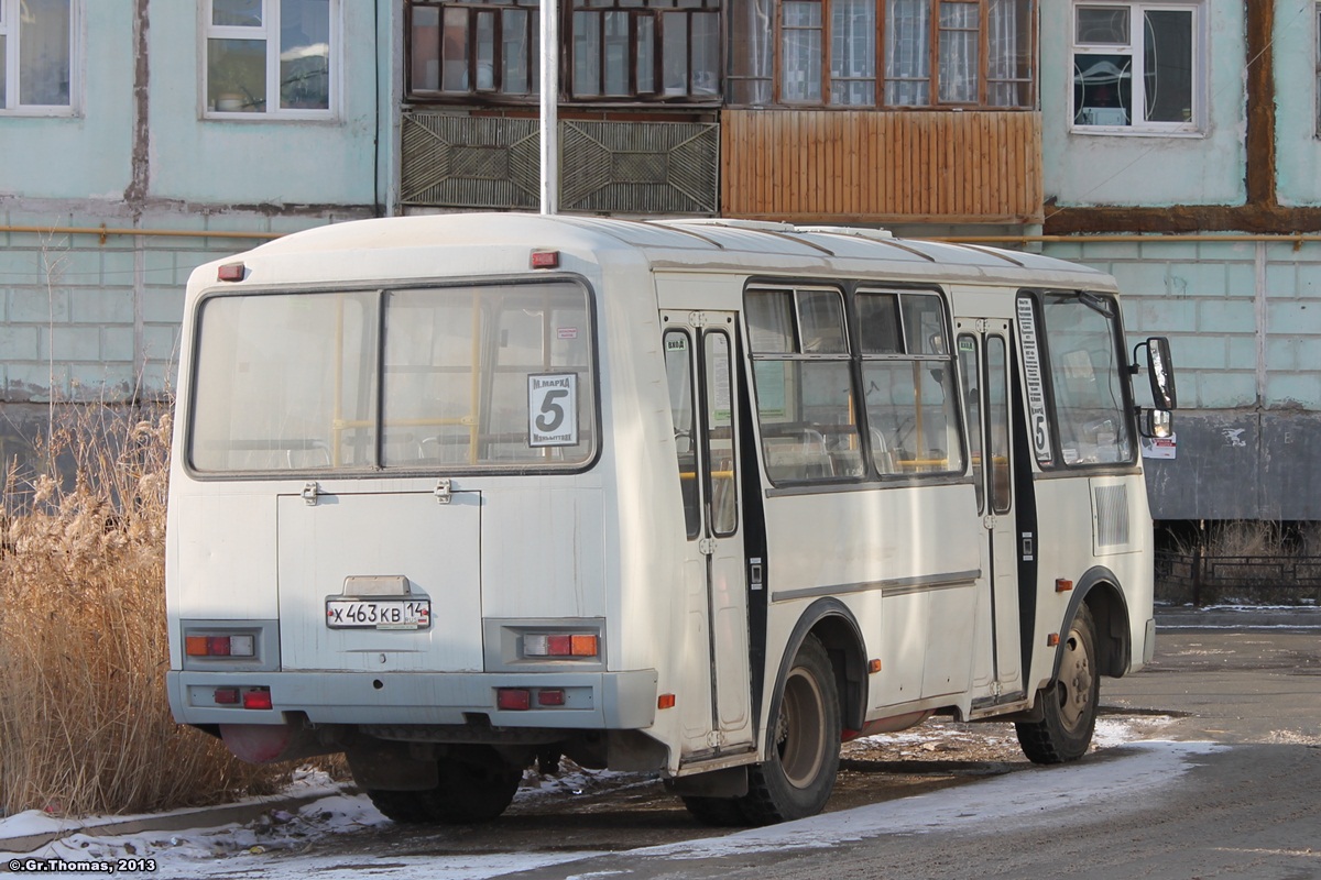 Sakha (Yakutia), PAZ-32054 # Х 463 КВ 14