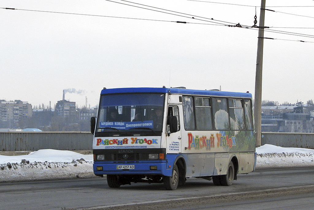 Запорожская область, БАЗ-А079.23 "Мальва" № AP 4257 AO