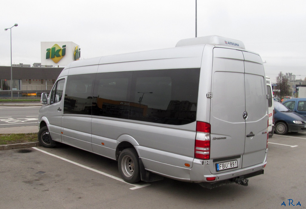 Литва, Mercedes-Benz Sprinter W906 515CDI № FBU 891