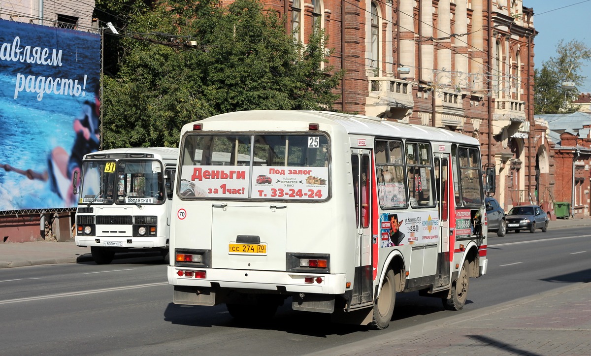 Томская область, ПАЗ-32051-110 № СС 274 70