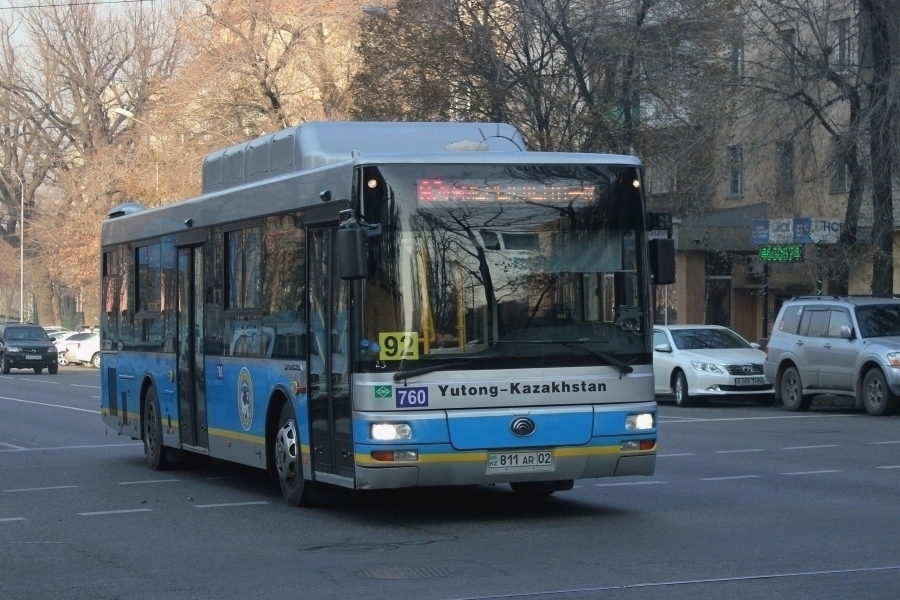 Алматы, Yutong ZK6118HGA № 760