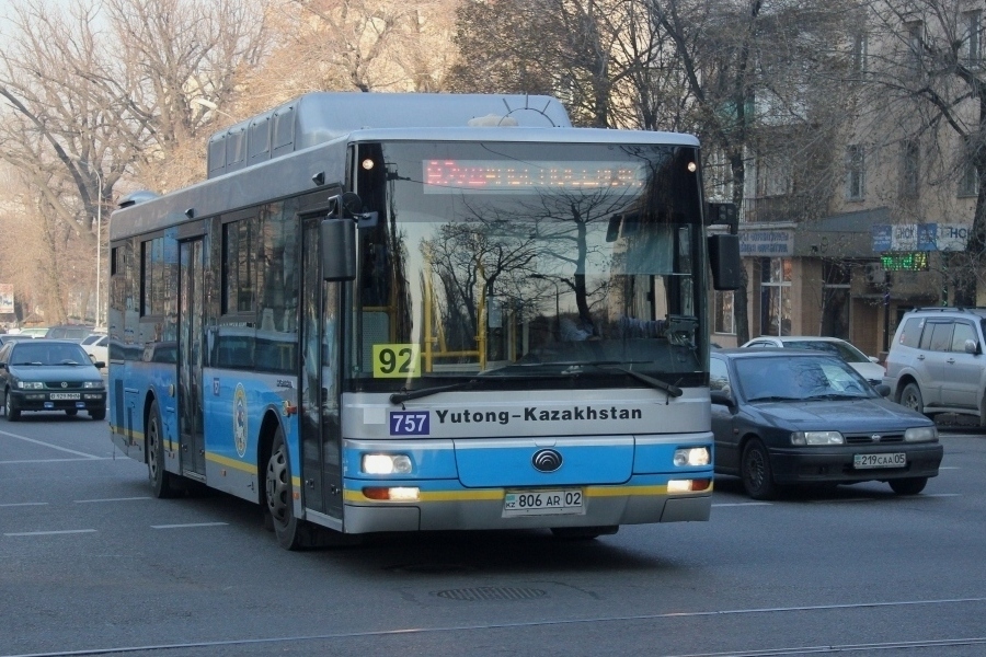 Алматы, Yutong ZK6118HGA № 757