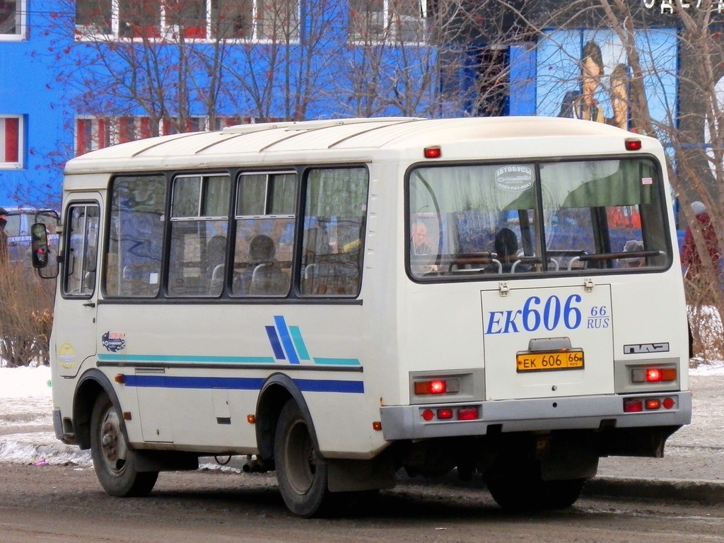 Свердловская область, ПАЗ-32053-110-07 № ЕК 606 66