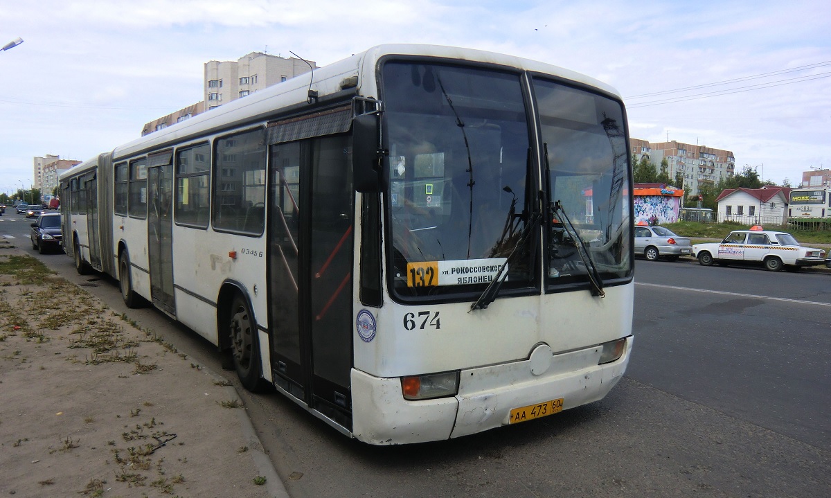 Псковская область, Mercedes-Benz O345G № 674