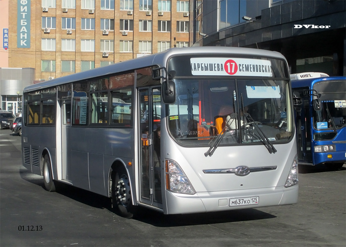 Приморский край, Hyundai New Super AeroCity 1F/L № М 637 КО 125