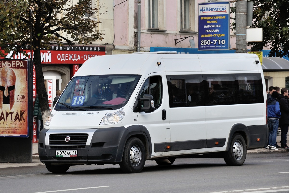 Тульская область, Нижегородец-FST613 (FIAT Ducato) № Р 078 АО 71